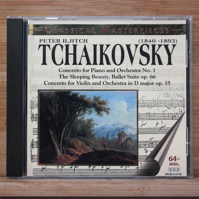 Tchaikovsky Classical Masterpieces CD 1995 Piano & Violin Concertos