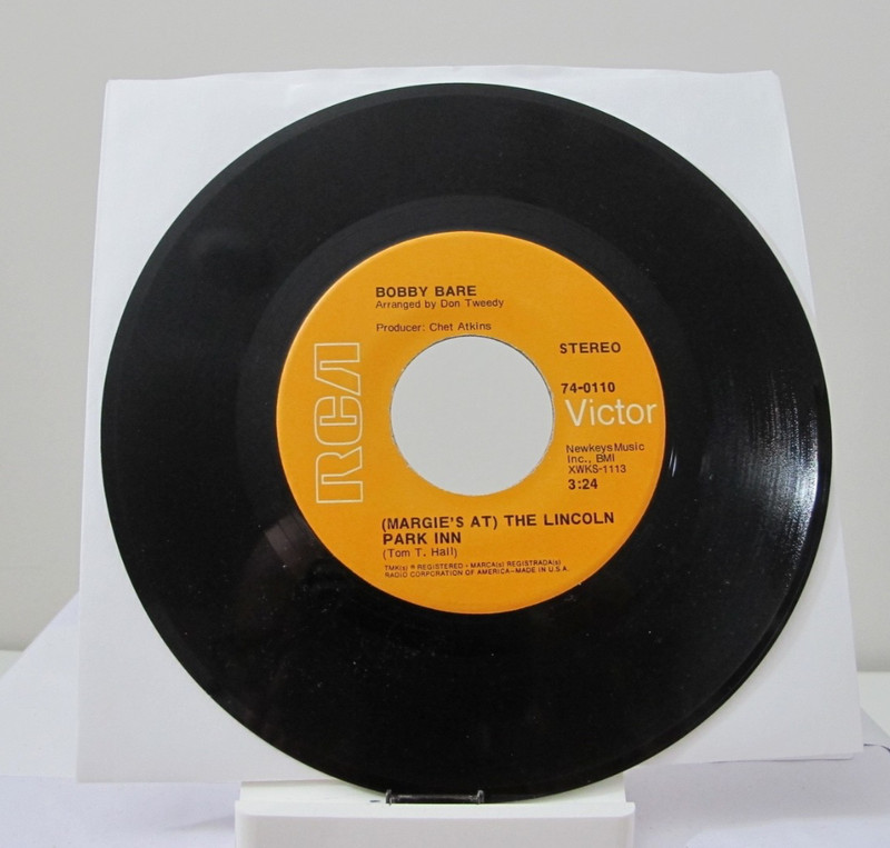 45 RECORD – BOBBY BARE – MARGIE’S AT THE LINCOLN PARK INN