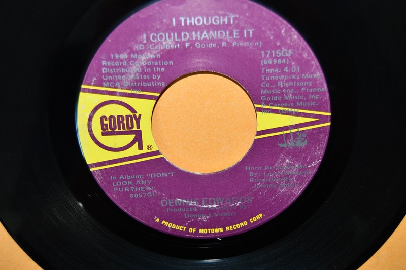 Dennis Edwards Gordy 45 Thought I Could Handle It 1715GF Don’t Look Any Further