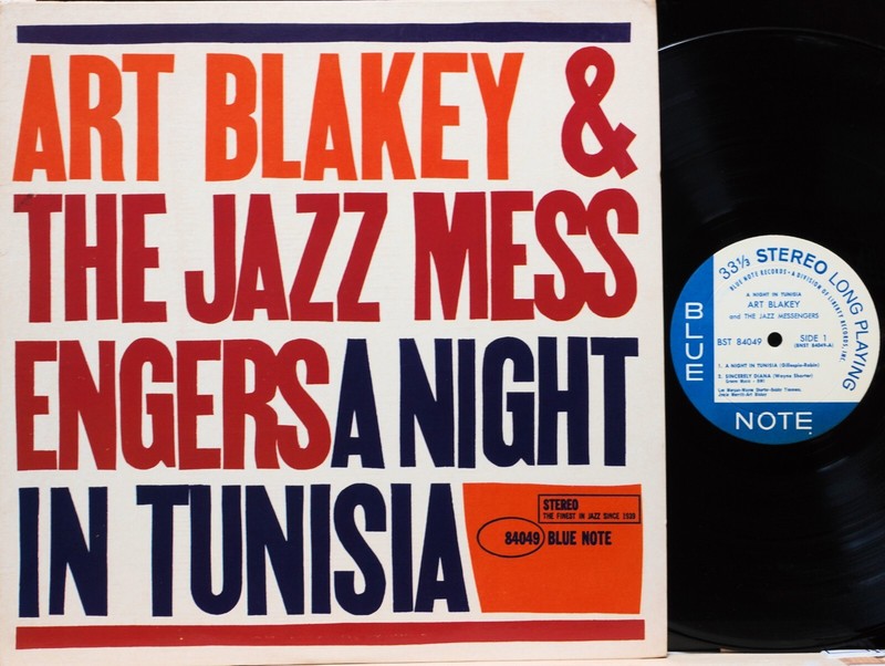ART BLAKEY «A NIGHT IN TUNISIA» BLUE NOTE BST84049 LIBERTY RVG STEREO VG+(+)VG++