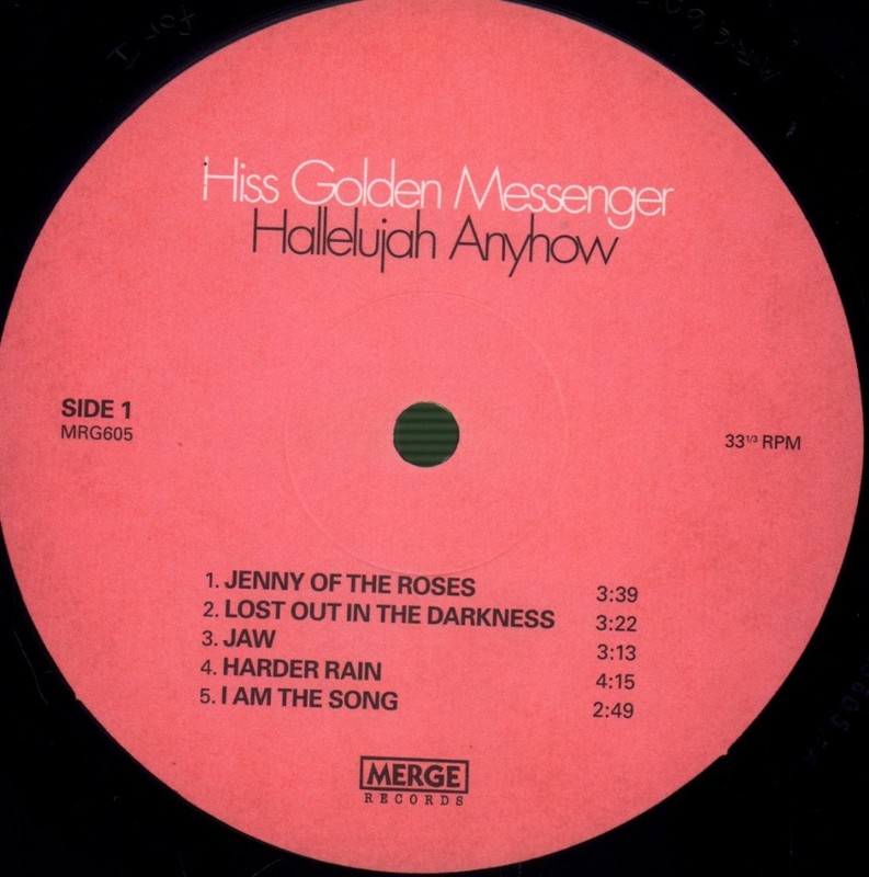 Hiss Golden Messenger Hallelujah Anyhow LP vinyl USA Merge 2017 in gatefold gallery