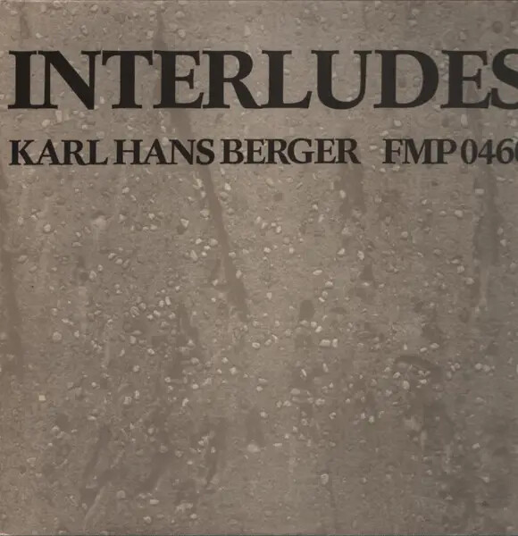 Karl Berger Interludes Near Mint FMP Vinyl LP 33 RPM