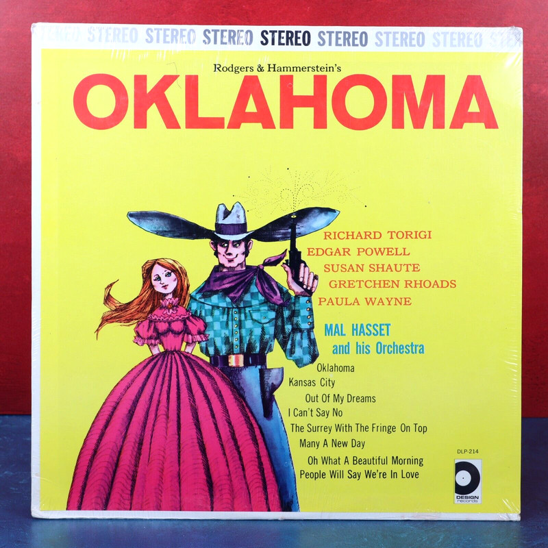 Rodgers & Hammerstein Oklahoma Vinyl LP Musical Design Records 1965 Sealed