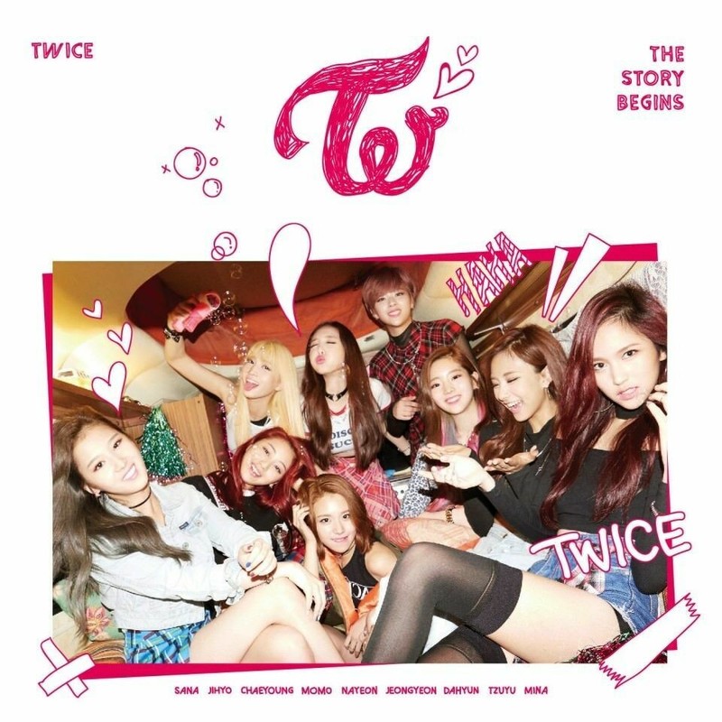 TWICE THE STORY BEGINS 1st Mini Album CD+Photo Book+3 Card+Garland+GIFT OFFICIAL