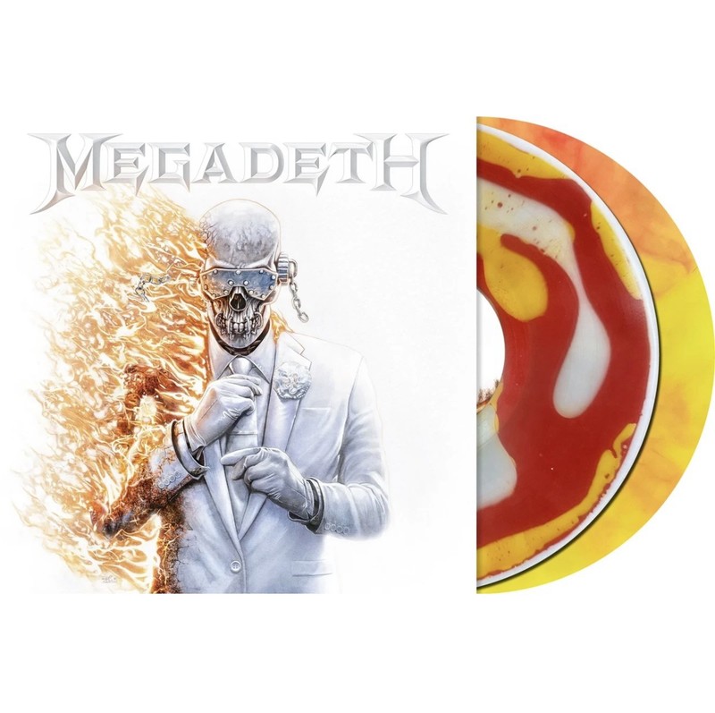 Megadeth – 2 LP Ltd Red/Yellow Liquid Filled/Marble Badworld Vinyl 2026 NEW UK