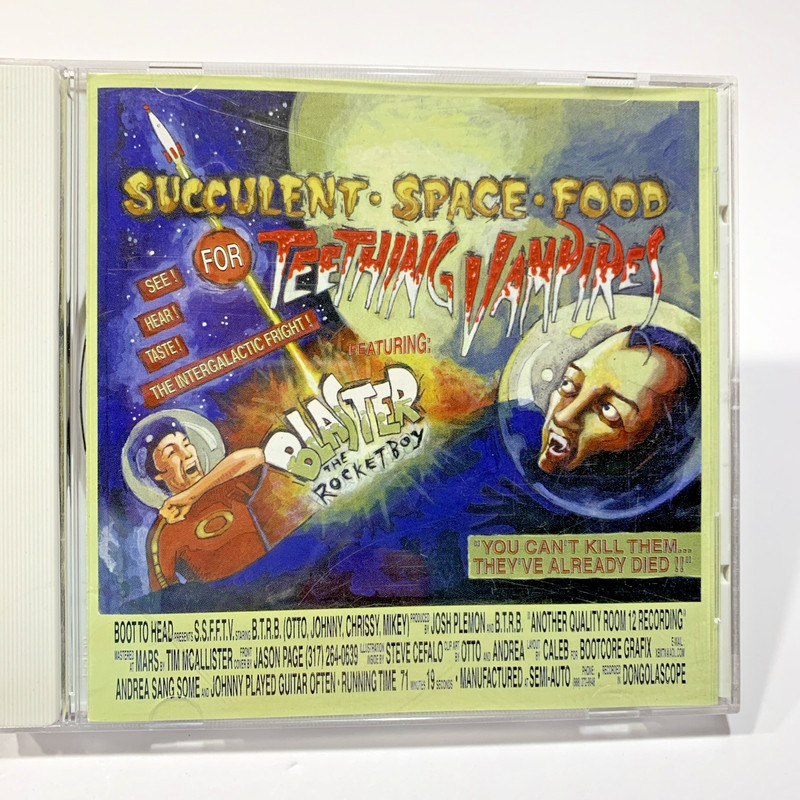 Blaster The Rocketboy Succulent Space Food For Teething Vampires CD 1996 RARE VG