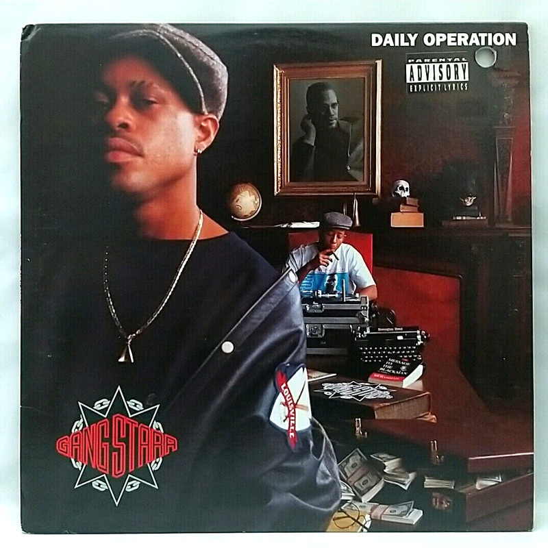 (LP) Gang Starr ‎– Daily Operation, US OG Press, F1-21910, Album, Rare.
