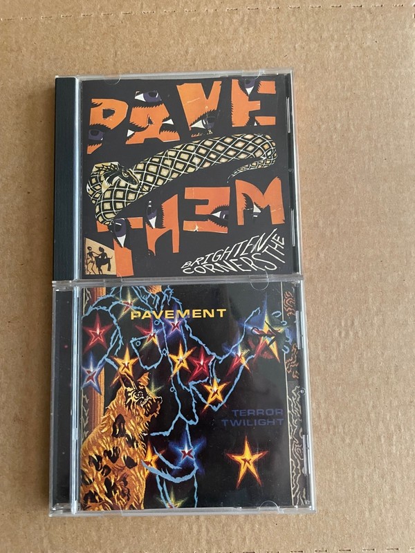 PAVEMENT – 2 CD Lot – Terror Twilight – Brighten the Corners Matador OOP