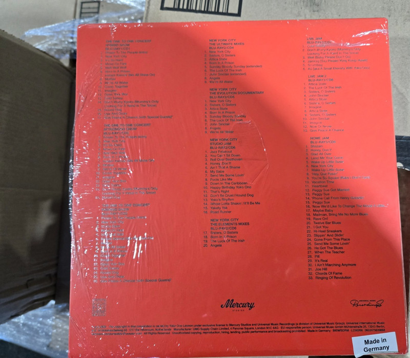 John Lennon Yoko Plastic Ono Band Power To The People NEW 9 CD 3 Blu-ray Book gallery