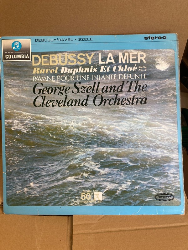 GEORGE SZELL DEBUSSY LA MER, 1963 FIRST UK PRESS, SAX2532, A1/B1, VG