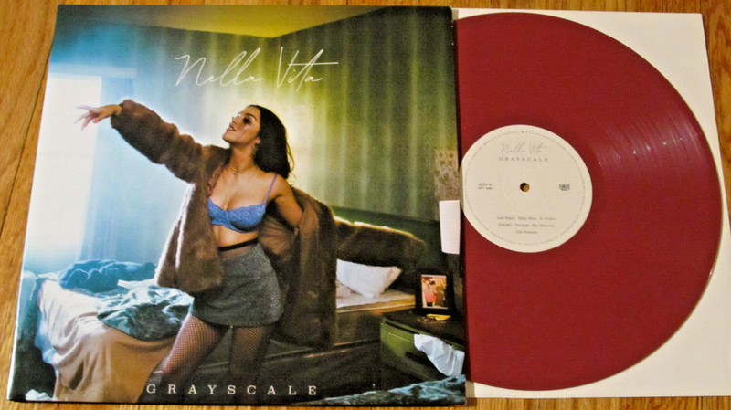 NELLA VITA-Grayscale~2019 FEARLESS Ltd FRUIT PUNCH RED COLORED Vinyl LP~INSERT