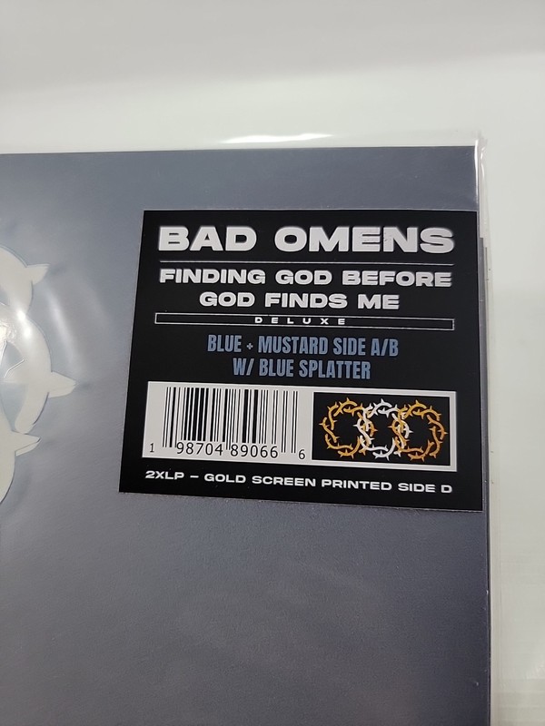 💥FINDING GOD BEFORE GOD FINDS ME DELUXE - ALT COVER VINYL Blue Splatter Mustard gallery