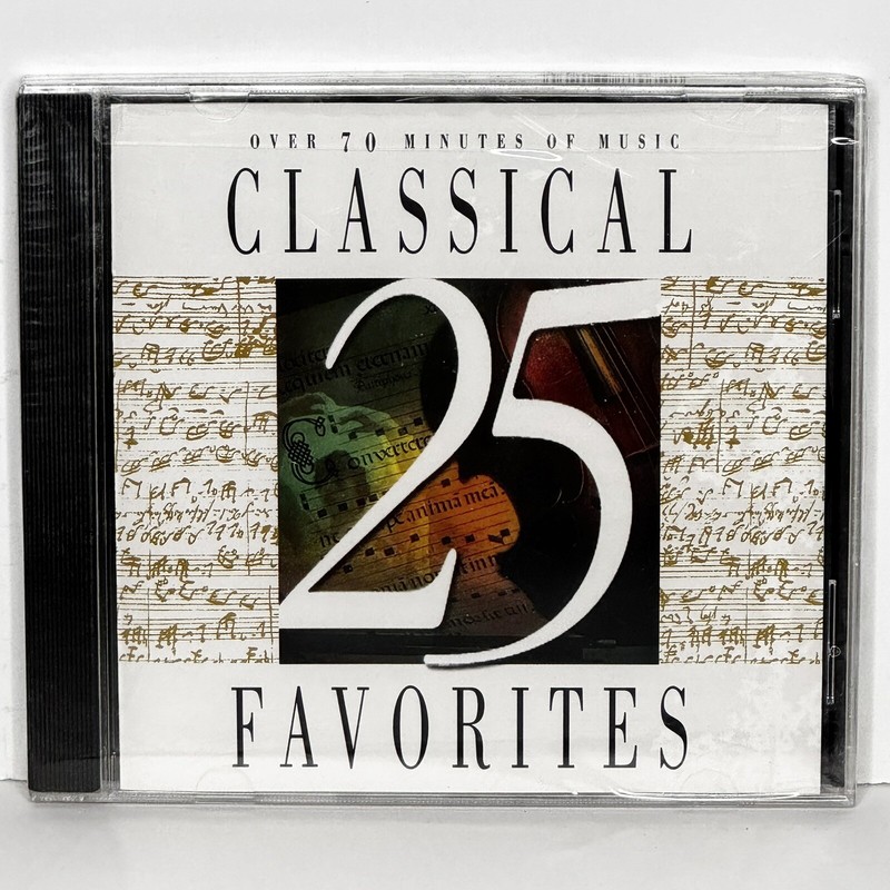 Factory Sealed (shrink wrapped) 25 Classical Favorites by Various Artists CD