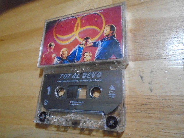 RARE OOP Total Devo CASSETTE TAPE ! Disco Dancer mark mothersbaugh SPARKS Enigma