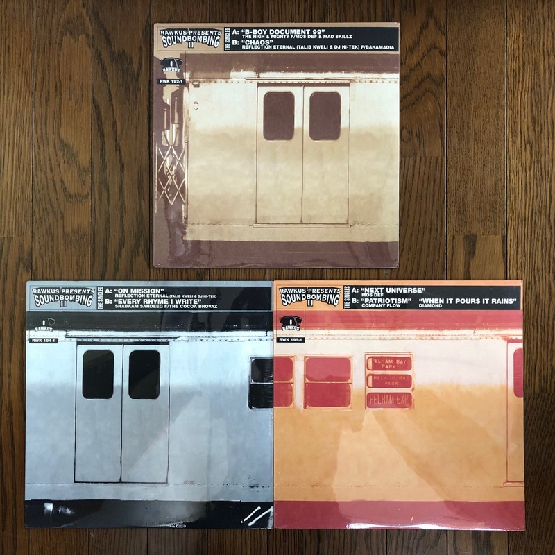 Rawkus Presents Soundbombing II 1,3,4 3Vinyl Mint SET COMPANY FLOW, Mos Def