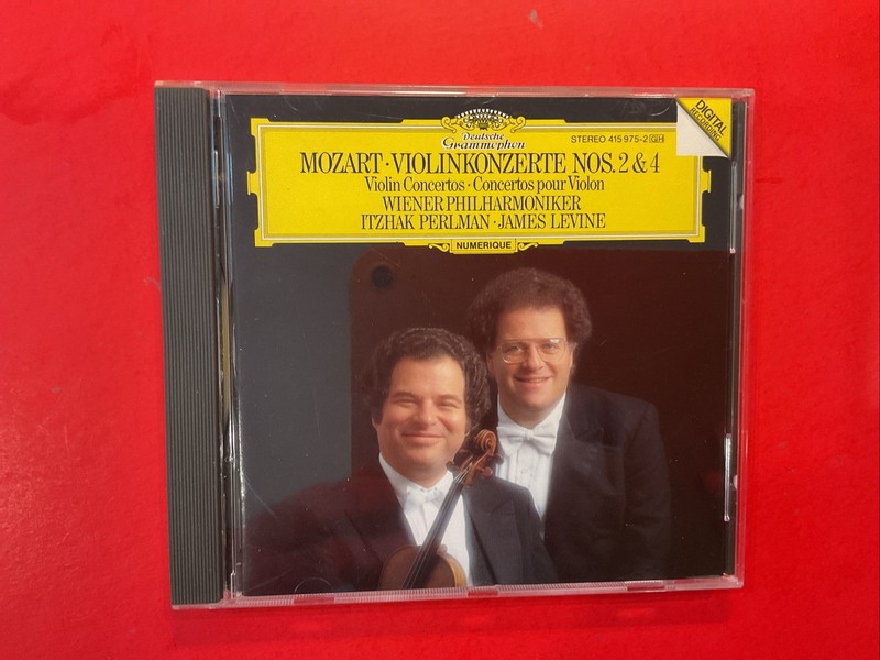 Mozart / Violinkonzerte Nos. 2 & 4 Perlman Wiener Levine CD Good  Condition