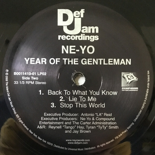 Ne-Yo / Year Of The Gentleman 12" Vinyl 2008 US Original Edition 2LP Def Jam gallery