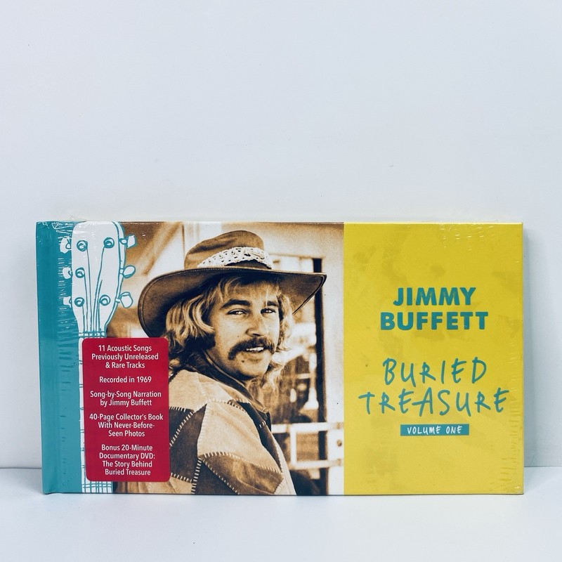 Jimmy Buffett – Buried Treasure Volume 1 (CD & DVD, 2017) Collectors Book *READ