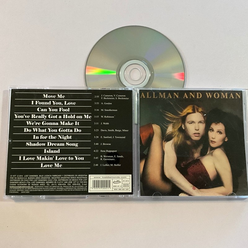 Allman and Woman – Two the Hard Way CD 2014 Argentina Rock Lost Diamonds Import