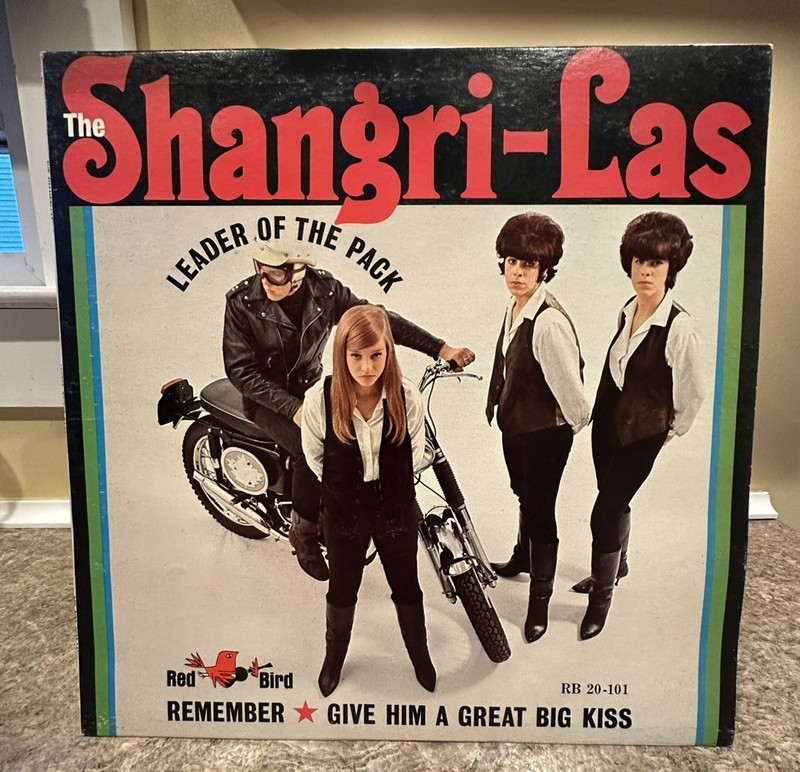 THE SHANGRI-LAS LEADER OF THE PACK~OG 1965 MONO RED BIRD LP~RB 20-101 FREE SHIP