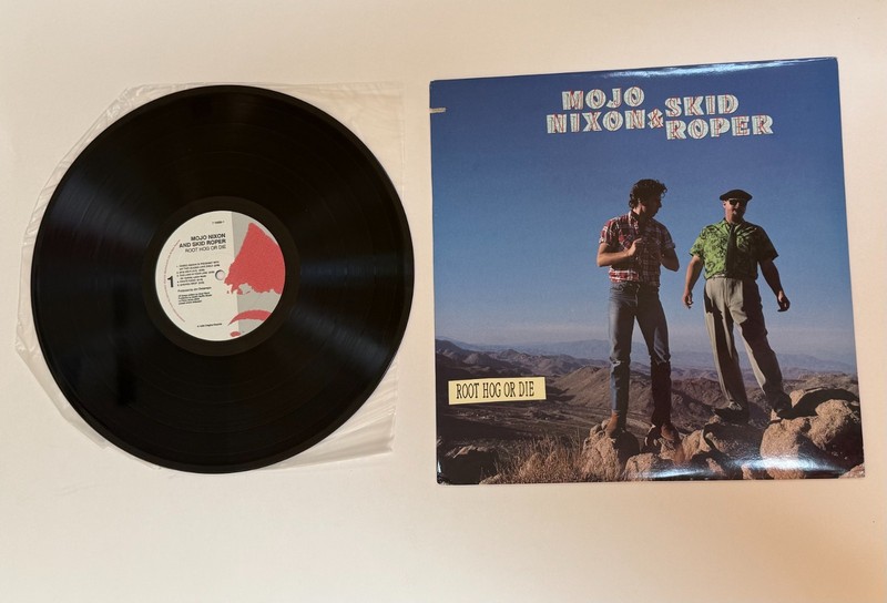 MOJO NIXON & SKID ROPER Root Hog Or Die LP 1989 USA Enigma original indie alt