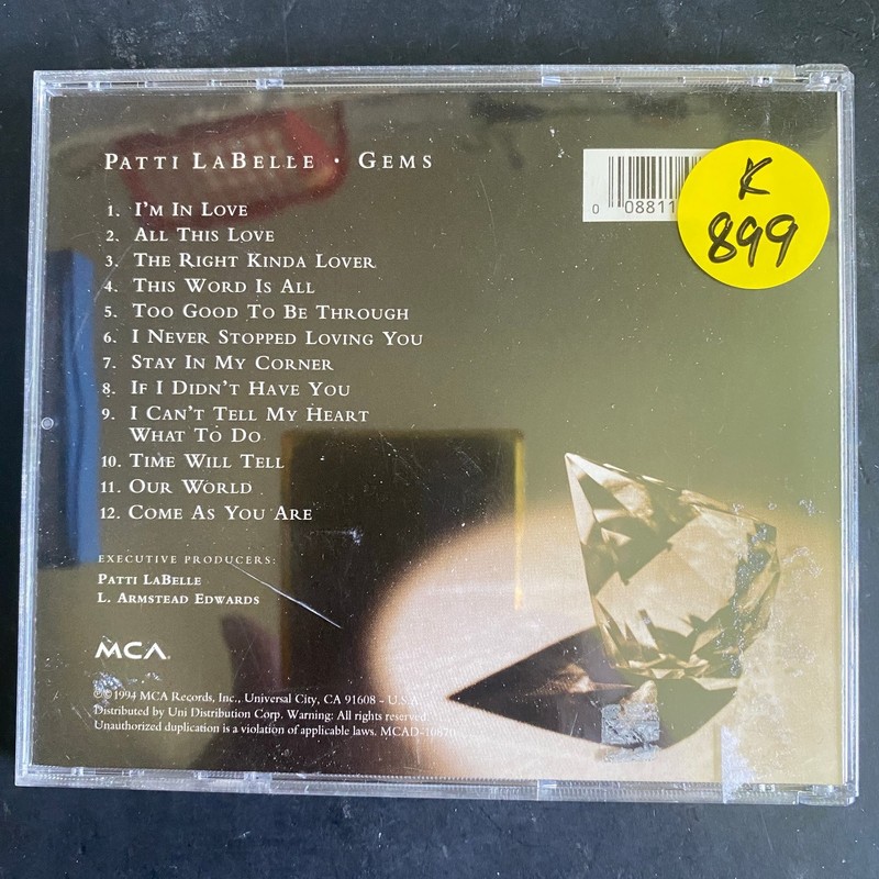 Patti LaBelle – GEMS CD 1994 R&B Soul Pop MCA Records MCAD-11088 gallery