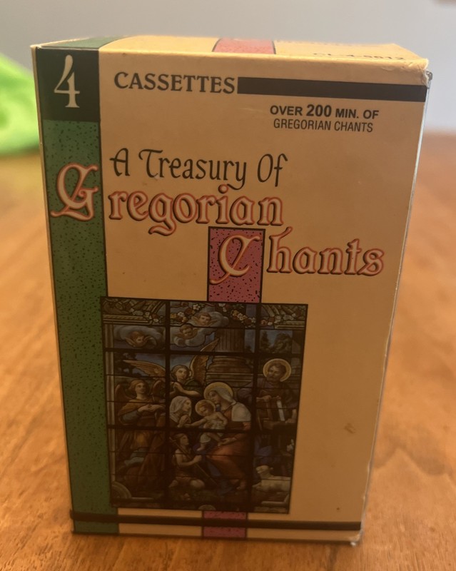 A Treasury of Gregorian Chants on Four Cassettes 200+ Minutes Benedictine Abbey