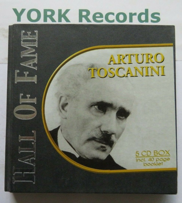 ARTURO TOSCANINI - Hall Of Fame - Excellent Condition 5 CD Set Past Perfect