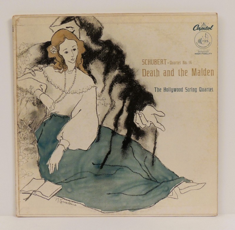 Hollywood String Quartet – Quartet No. 14 Death & The Maiden LP 1957 Capitol EX