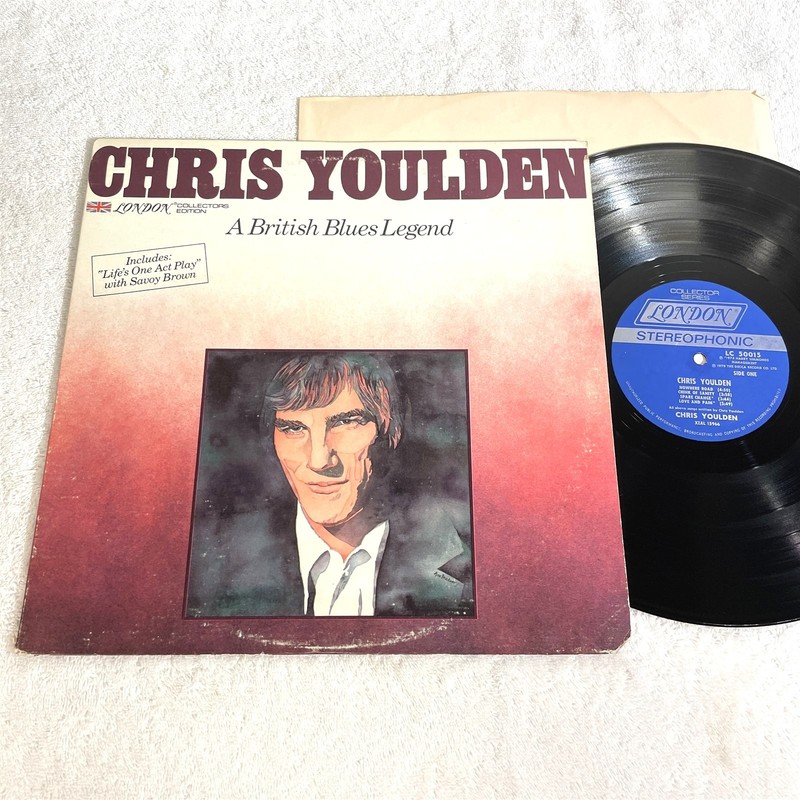Chris Youlden «A British Blues Legend» 1979 Blues Rock LP, Nice VG++!, on London