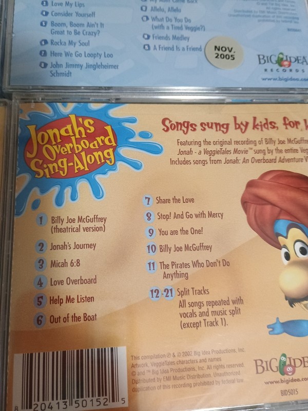 8 NEW VeggieTales Sing-Alongs CDs🏵️Music Childhood Christian Melodies Big Idea gallery