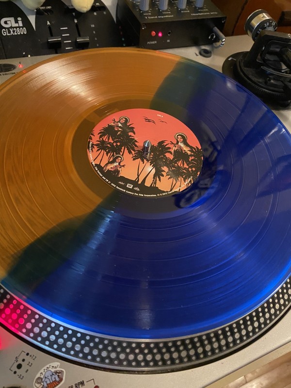 Romeo + Juliet Soundtrack Blue Orange Vinyl Baz Luhrmann RARE B0029369-01