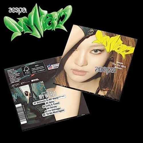 Aespa – MY WORLD – The 3rd Mini Album – POSTER Ver. [NINGNING Cover] [New CD] Po