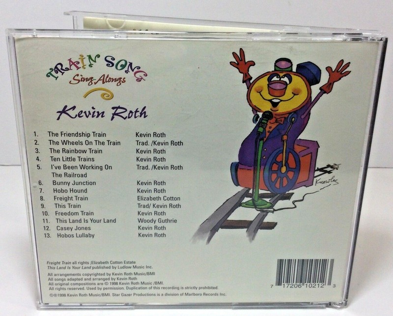 Train Song Sing Alongs Kevin Roth CD Free Shipping! gallery