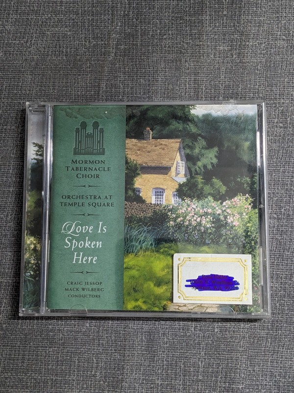 Mormon Tabernacle Choir Love Is Spoken Here CD Orchestra Temple Square 2005
