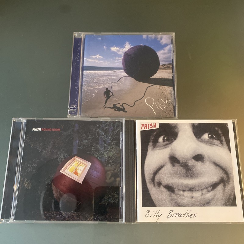 Phish 3 💿 LOT: Slip Stitch And Pass, Round Room & Billy Breathes | VG+