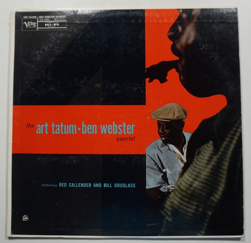 The Art Tatum – Ben Webster Quartet LP 1960 Verve MGV-8220 Jazz Swing