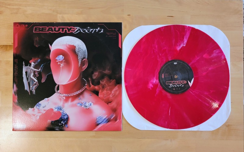 Chase Atlantic Beauty In Death Vinyl LP Red W/ White Swirl Record Limited To 500