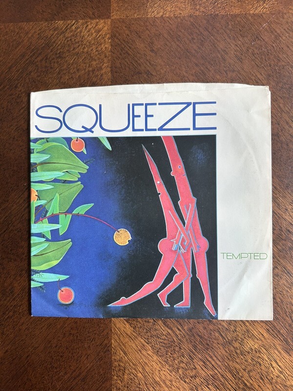 SQUEEZE Tempted / Trust 45 with PicSleeve PAUL CARRACK