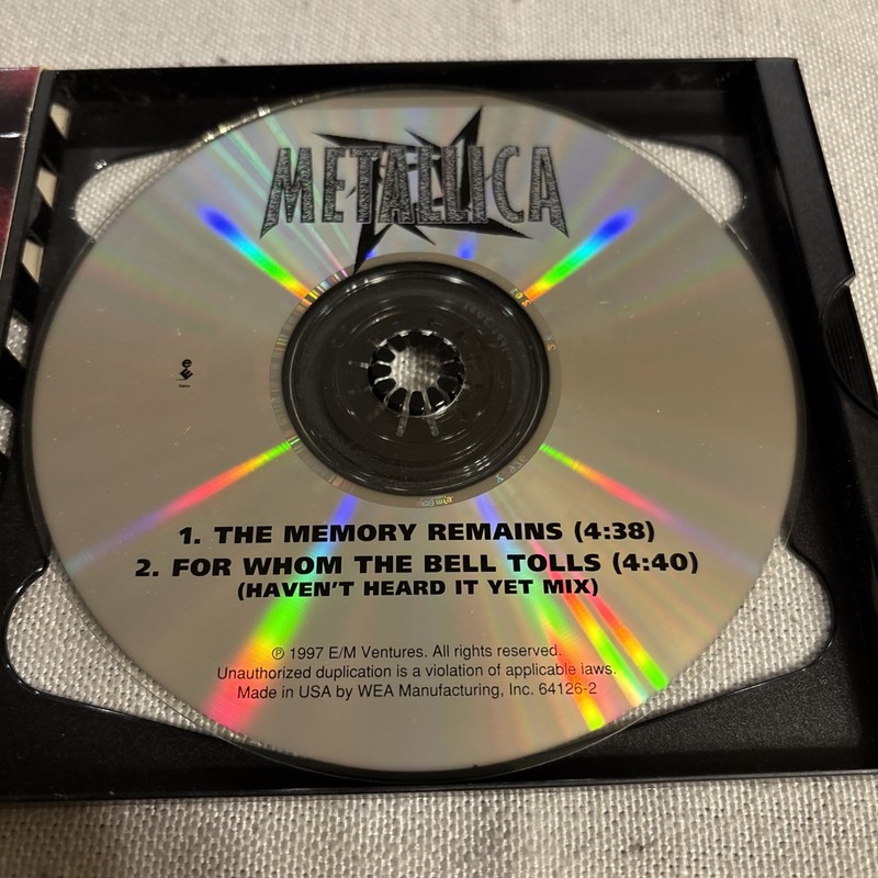 Memory Remains [Single] by Metallica (CD, Nov-1997, Elektra (Label)) gallery