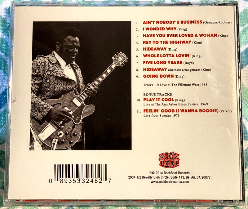 FREDDIE KING Live Loud 1968 CD *SEALED* gallery
