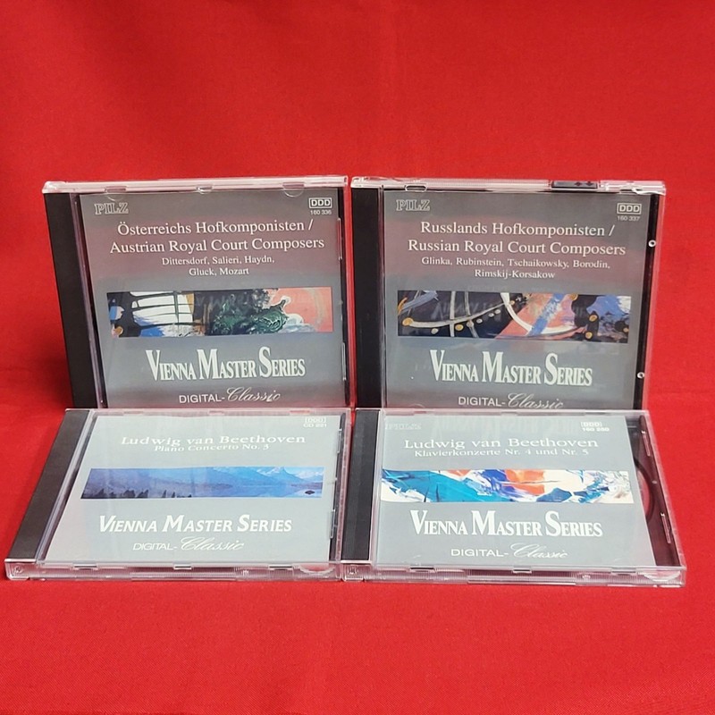 Four Pilz Vienna Master Series Classical Music CDs Russian Austrian Court Compo