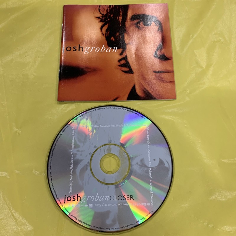Closer [CD] Josh Groban (DISC & FORNT COVER ART ONLY)