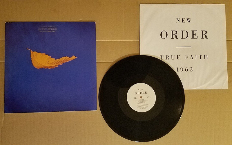 RARE! New Order «True Faith / 1963» (p)(c)1987 Vinyl Record PROMO VG+!