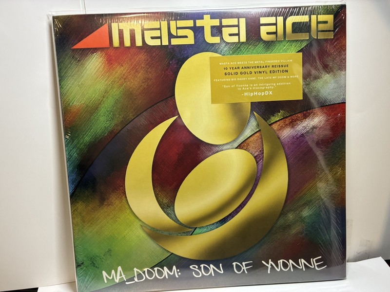 MASTA ACE – MA_DOOM: SON OF YVONNE (VINYL 2LP) 2012 / 2023!! RARE!! Gold vinyl