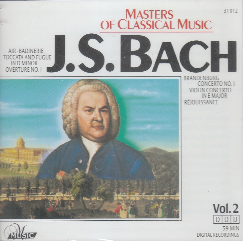 Masters of Classical Music: J.S. Bach (CD)