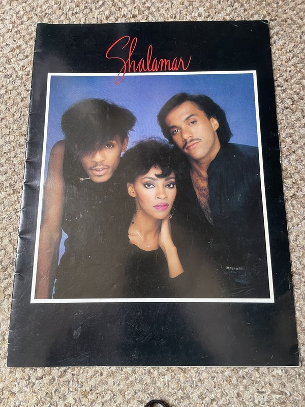 SHALAMAR UK TOUR CONCERT PROGRAMME – Vintage / Retro Great Britain Program