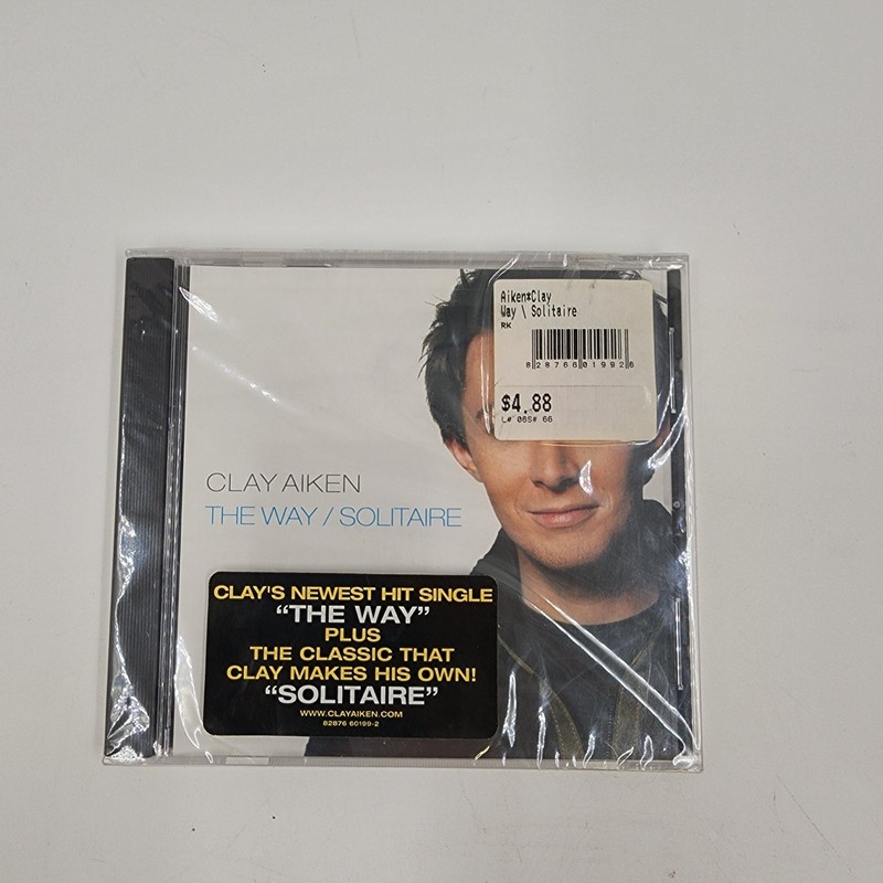 Clay Aiken Measure of A Man The Way / SOLITAIRE Single CD 2004 RCA New Sealed