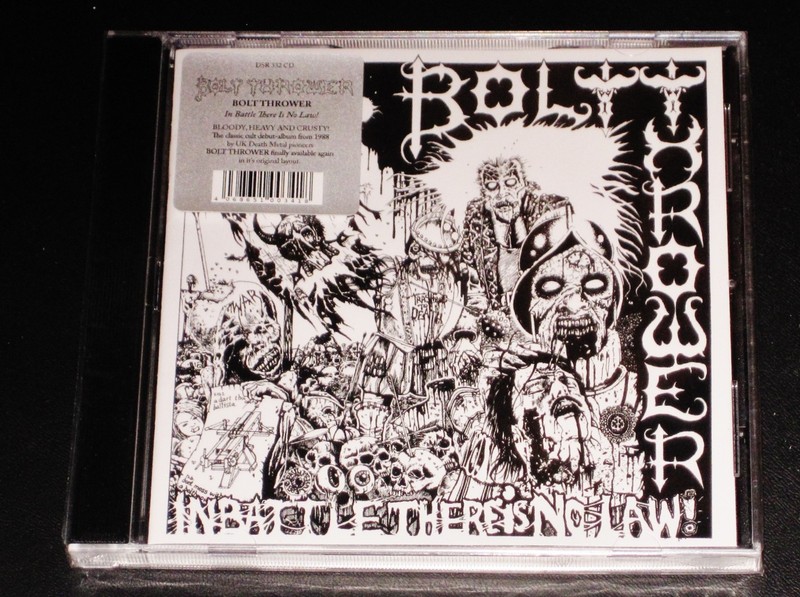 Bolt Thrower: In Battle There Is No Law! CD 2026 Reissue Darkness Shall Rise NEW