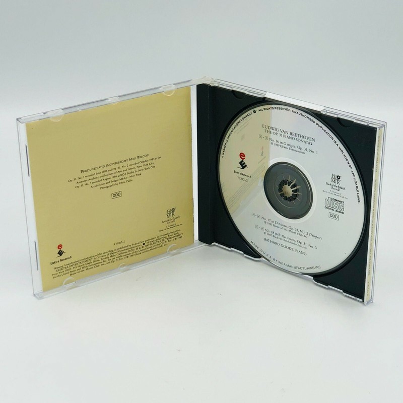Beethoven: The OP. 31 Piano Sonatas, Richard Goode, Elektra/Nonesuch, 9 79212-2, gallery